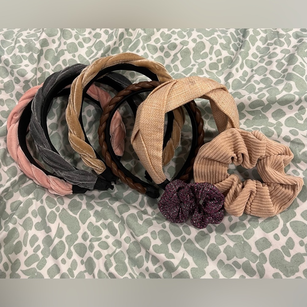 Headband and scrunchie bundle